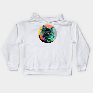 Pawsitively Adorable: Unique Cat Illustrations for Cat Lovers Kids Hoodie